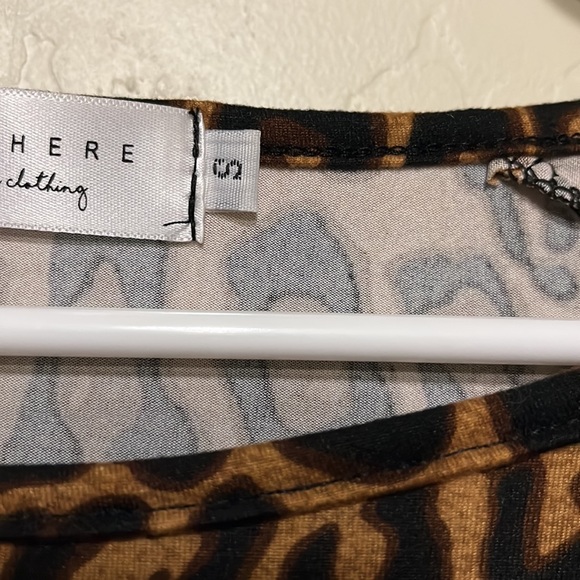 Cheetah Print Midi Dress - Picture 3 of 4